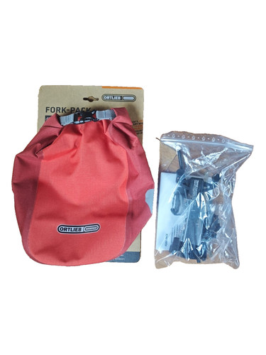 Ortlieb forkpack dark chilli - forkpack, chilli"