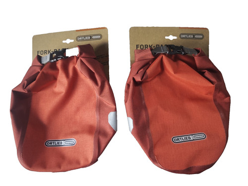 Ortlieb forkpack dark chilli - ortlieb, "dark